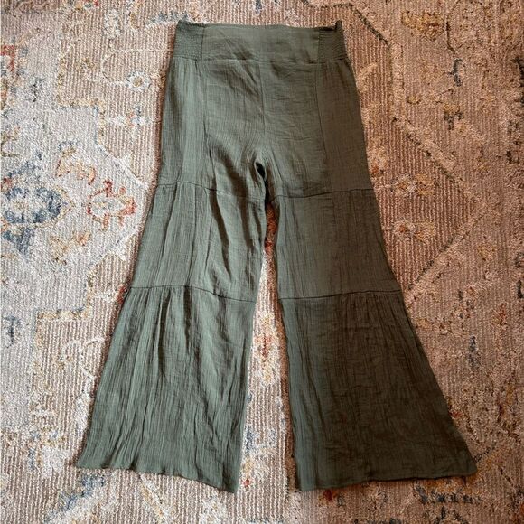 Nanette Lepore Olive Green Wide-Leg Pants - Picture 6 of 6